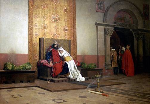 Excommunication of Robert the Pious, 997 CE (Jean-Paul Laurents) (1838-1921)